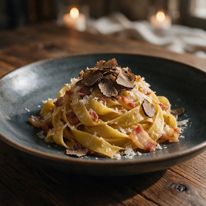 Truffle Carbonara at The Local Kitchen